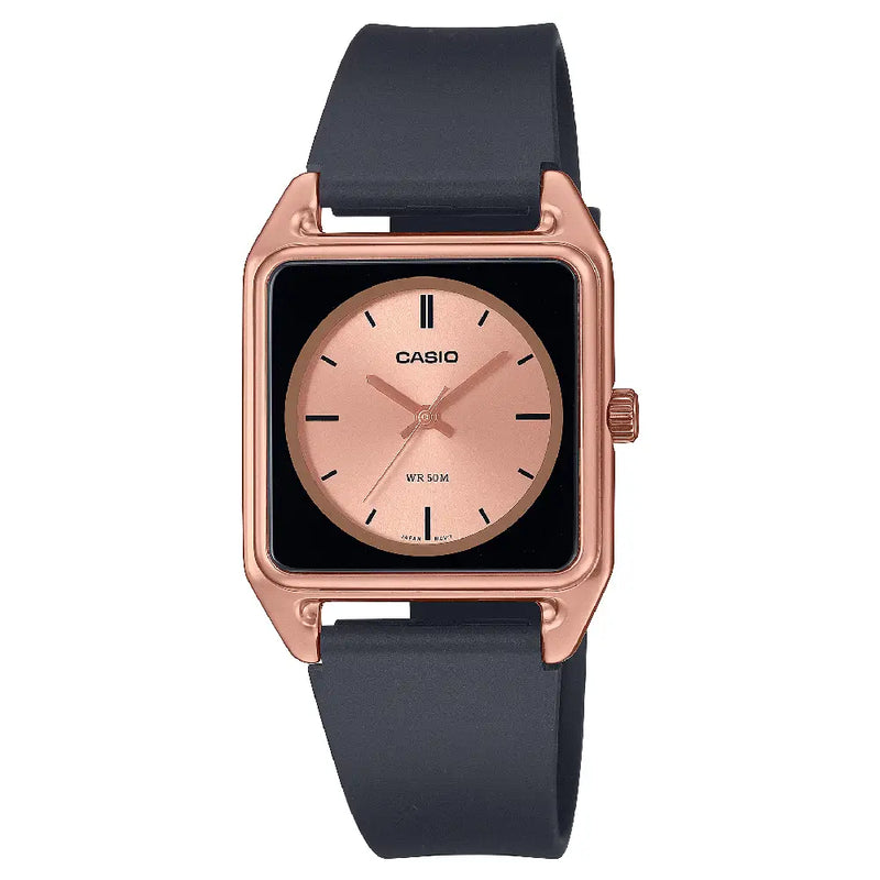 Casio Collection Analog MTP-B170-5EVDF Pink Dial Resin Strap Men's Watch
