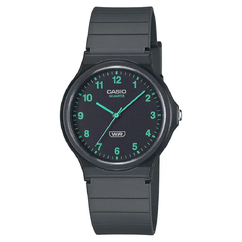 Casio Collection Analog MQ-24B-8BDF Grey Dial Resin Strap Unisex Watch