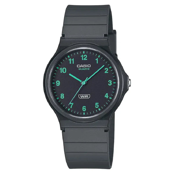 Casio Collection Analog MQ-24B-8BDF Grey Dial Resin Strap Unisex Watch