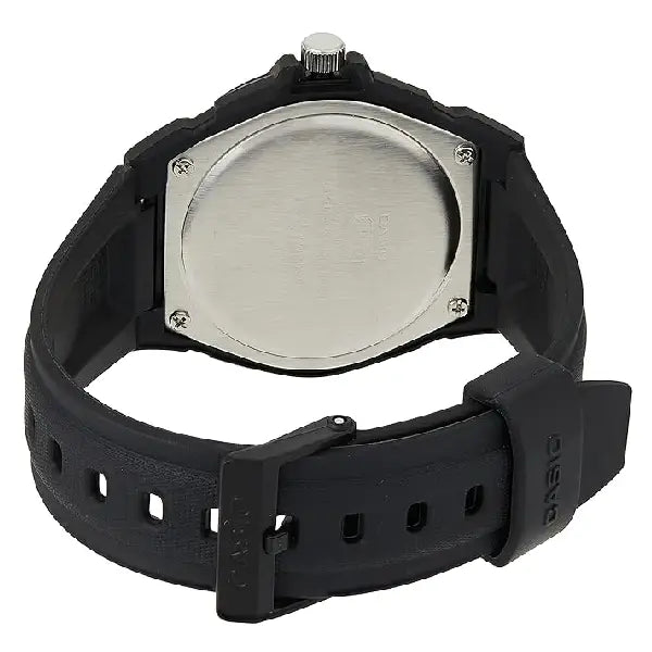 Casio Standard Analog MW-600F-7AVDF Silver Dial 41.5mm Resin Strap Men's Watch detail view