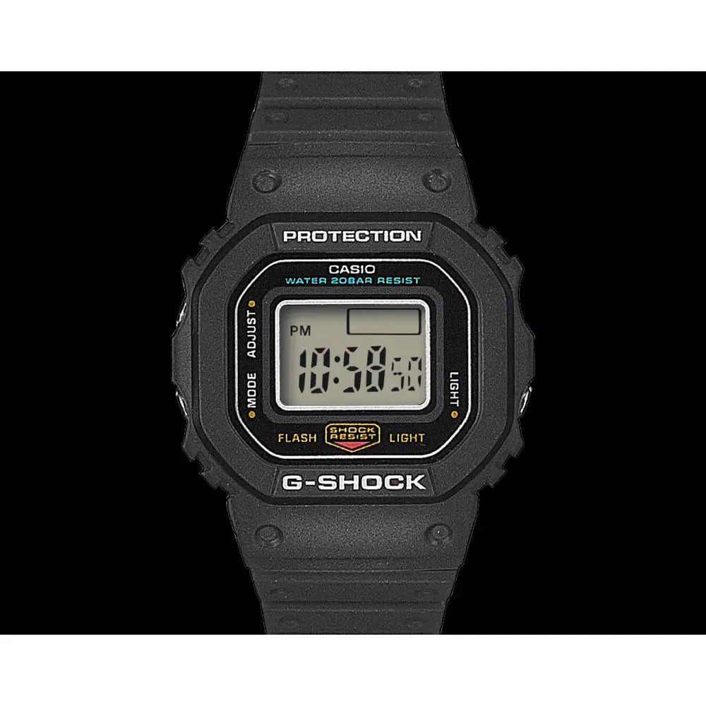 Casio G Shock Digital "G-SHOCK Nano" Ring Watch DWN-5600-1JR Digital Dial Black Bio-Based Resin Strap Men's Watch