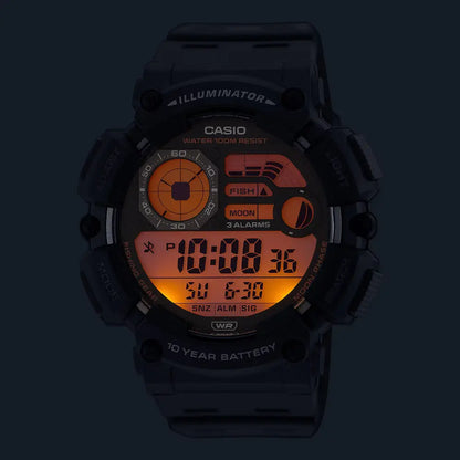 Casio Sports Digital WS-1500H-1AVDF Black Display Dial Resin Strap Men's Watch