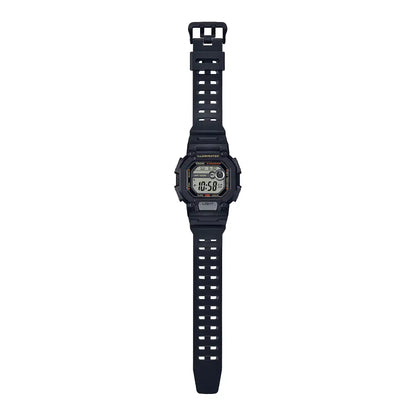 Casio Digital Digital W-737HX-1AVDF Black Display Resin Strap Men's Watch