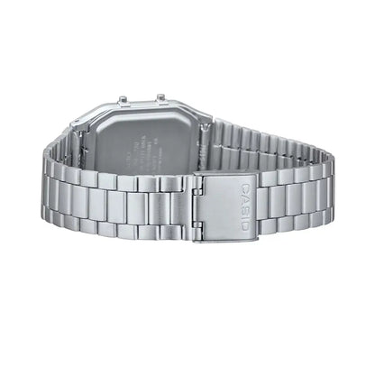 Casio Vintage Analog-Digital AQ-230A-7AMQYDF Silver Dial 29.8mm Stainless Steel Unisex Watch