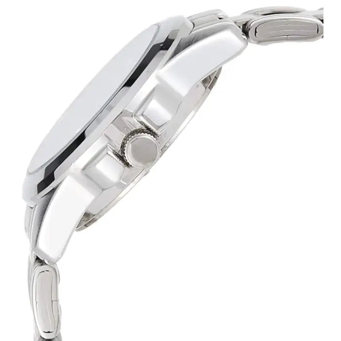 Casio Enticer Ladies Analog LTP-1215A-1ADF Black Dial Stainless Steel Women's Watch detail view