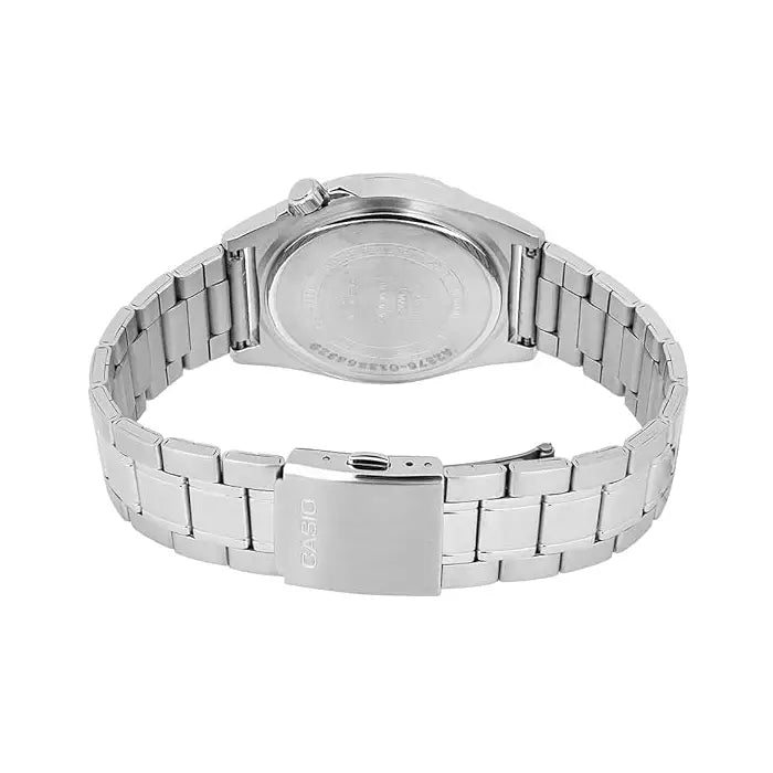 Casio Collection Analog MTD-135D-1AVDF Black Dial Stainless Steel Men's Watch detail view