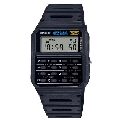 Casio Calculator Digital CA-53W-1Z Black Dial Resin Strap Unisex Watch