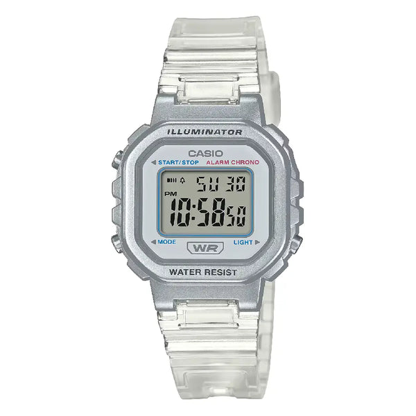 Casio Ladies Digital LA-20WHS-7ADF White Dial Resin Strap Women's Watch