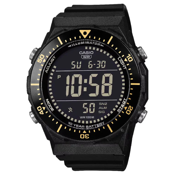 Casio AE-1700H-1B Black Negative Display 47.3mm Resin Strap Men's Watch
