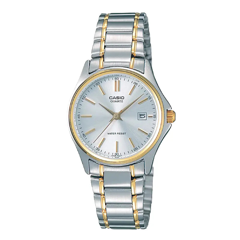 Casio Enticer Ladies Analog LTP-1183G-7ADF Silver Dial Stainless Steel Women's Watch