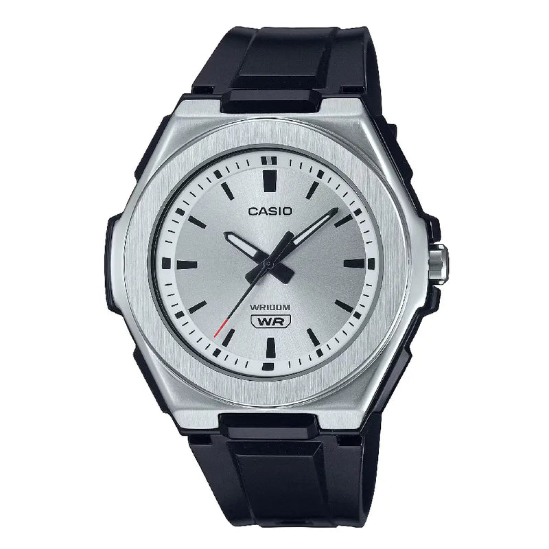 Casio Collection LWA-300H-7E2VDF Analog Silver Dial Resin Strap Women's Watch