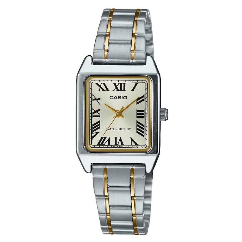 Casio Classic Analog LTP-V007SG-9B Gold Dial Stainless Steel Women's Watch