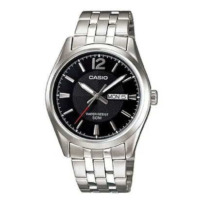 Casio Collection Analog MTP-1335D-1ADF Black Dial Stainless Steel Men's Watch