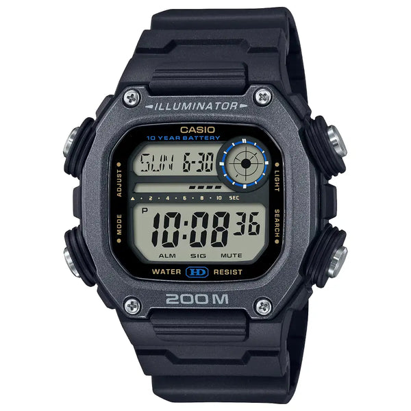 Casio Youth-Digital DW-291HX-1AVDF Black Dial Resin Strap Men's Watch