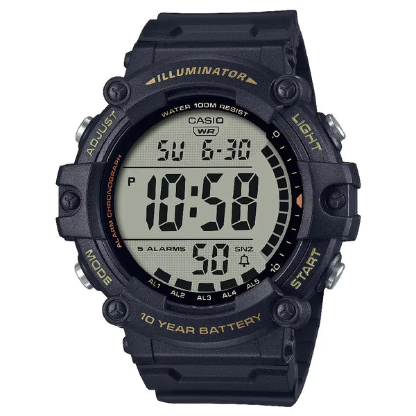 Casio Youth AE-1500WHX-1AVDF Digital Multi-Function Black Dial 51.3mm Resin Strap Men's Watch
